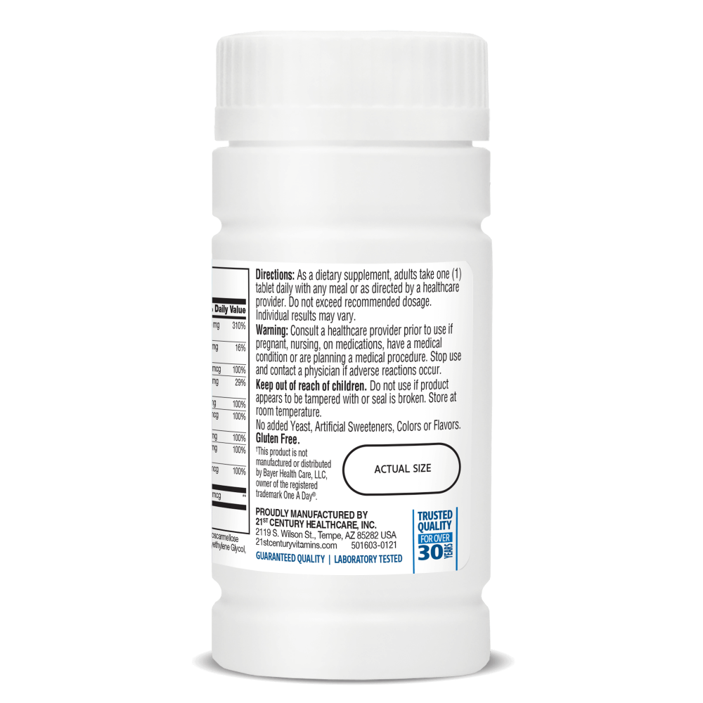 21st Century, One Daily Men's Health, 100 Tablets, 100 Servings