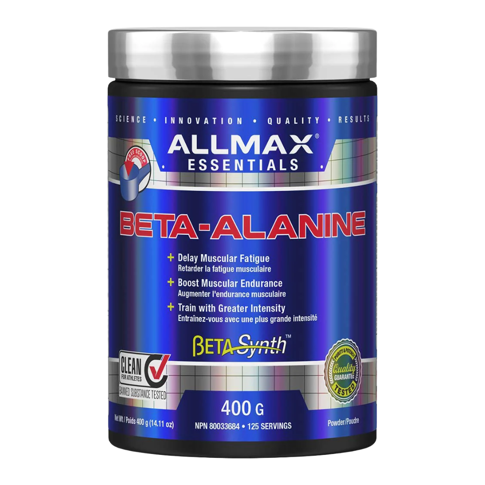 ALLMAX Essentials, Beta-Alanine, 400g, 125 Servings