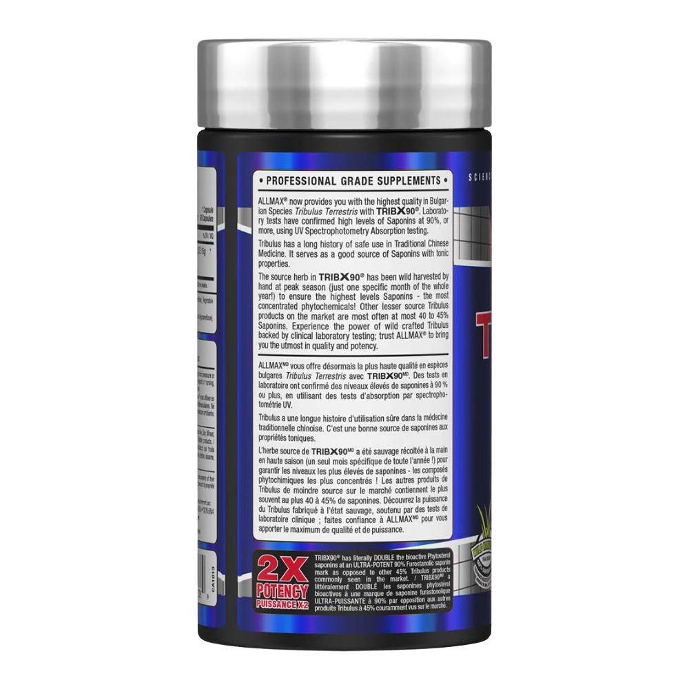 ALLMAX Essentials, TribX90, 90 Capsules, 90 Servings