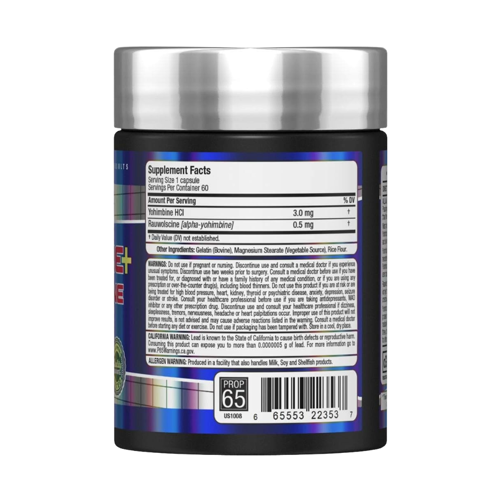 ALLMAX Essentials, YOHIMBINE + RAUWOLSCINE, 60 Capsules, 60 Servings
