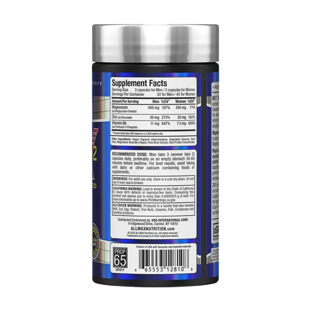 ALLMAX Essentials, ZMX² ADVANCED, 90 Capsules, 30 Servings