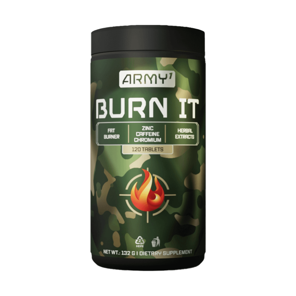 ARMY 1, BURN IT, 120 Tablets, 120 Servings