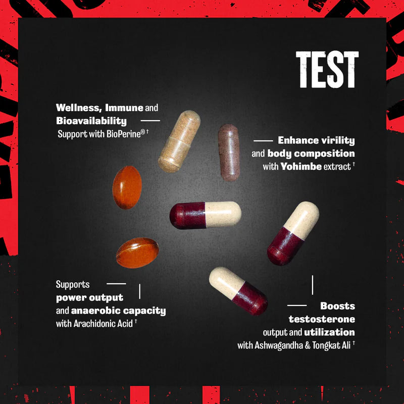 Animal, Test, 21 Pill Packs, 21 Servings
