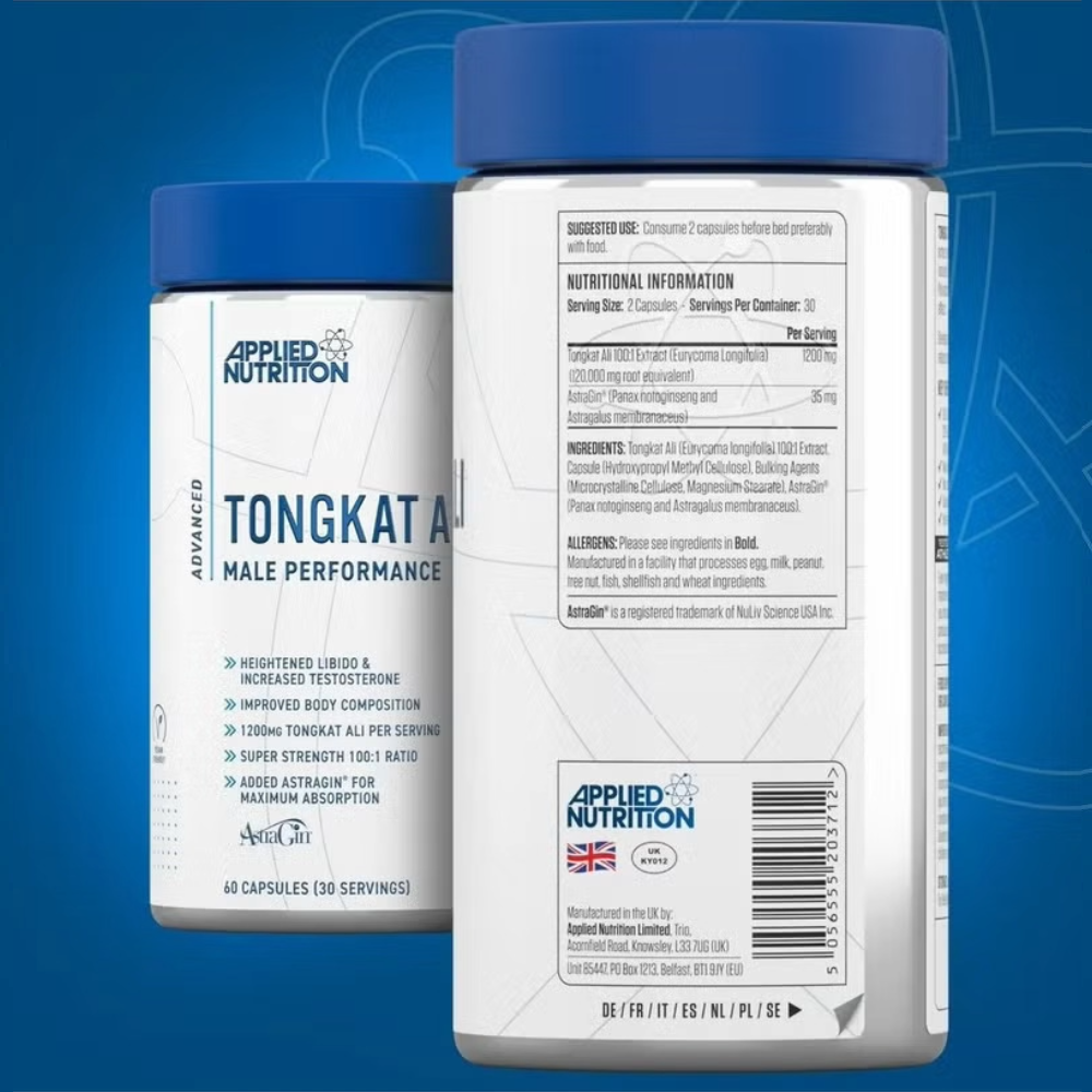 Applied Nutrition, TONGKAT ALI, Male Performance, 60 Capsules, 30 Servings