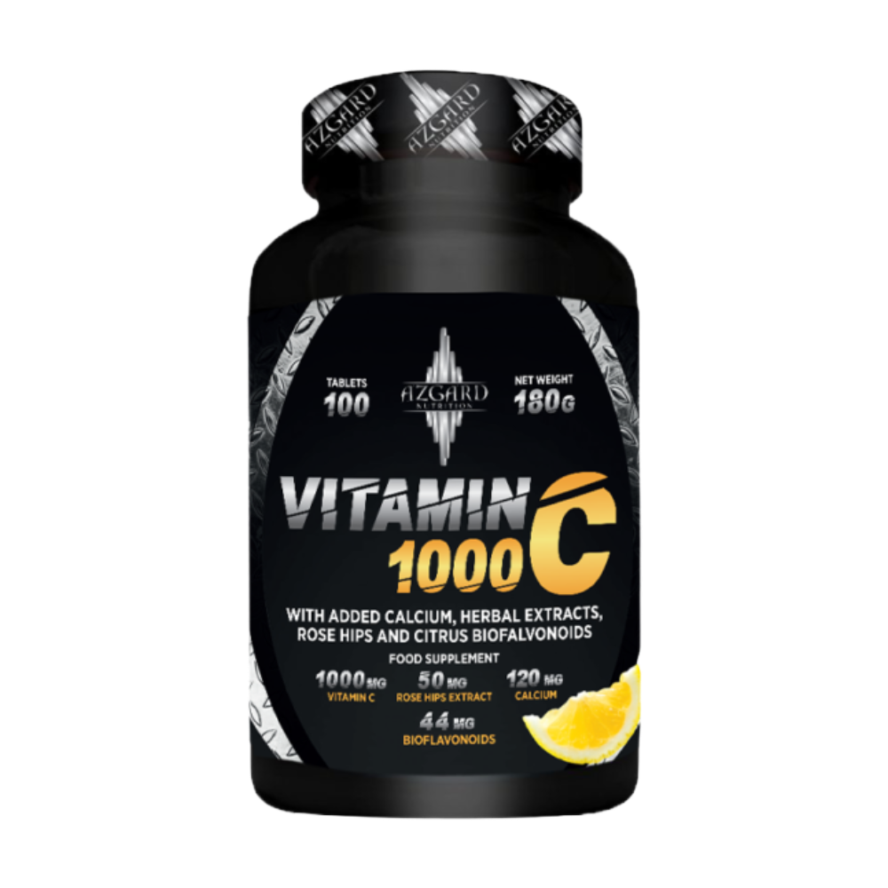 Azgard Nutrition, Vitamin C-1000, 100 Tablets, 100 Servings