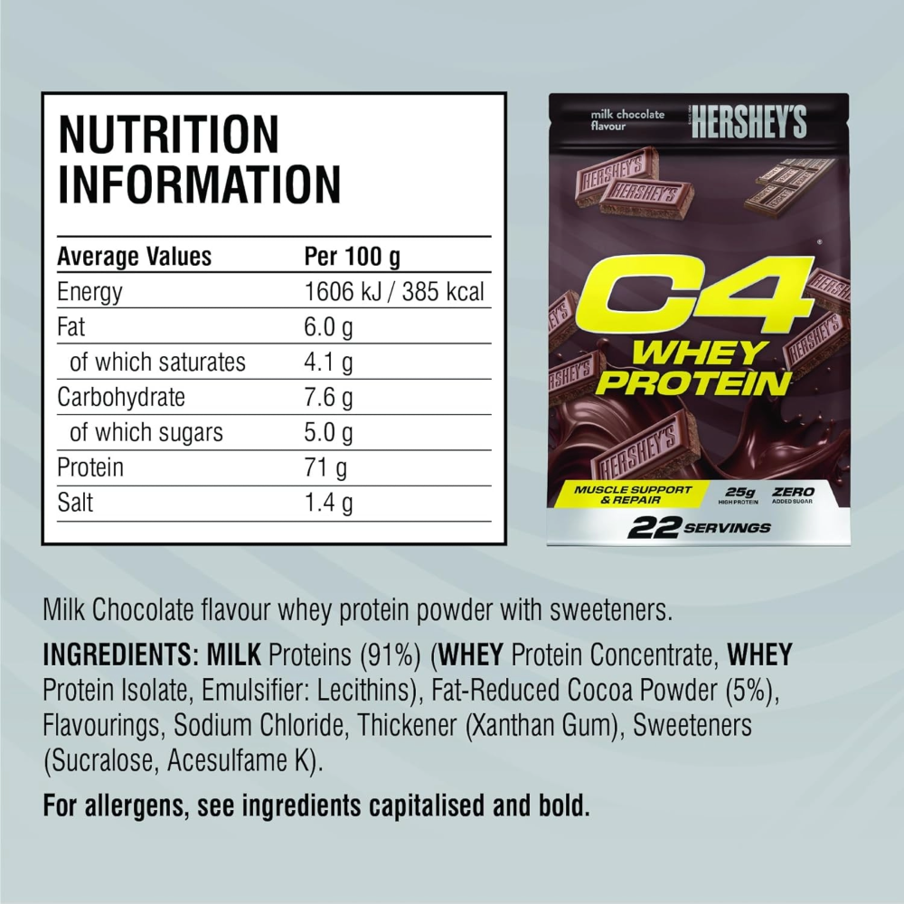 Cellucor, C4 Whey Protein, 800g, 22 Servings