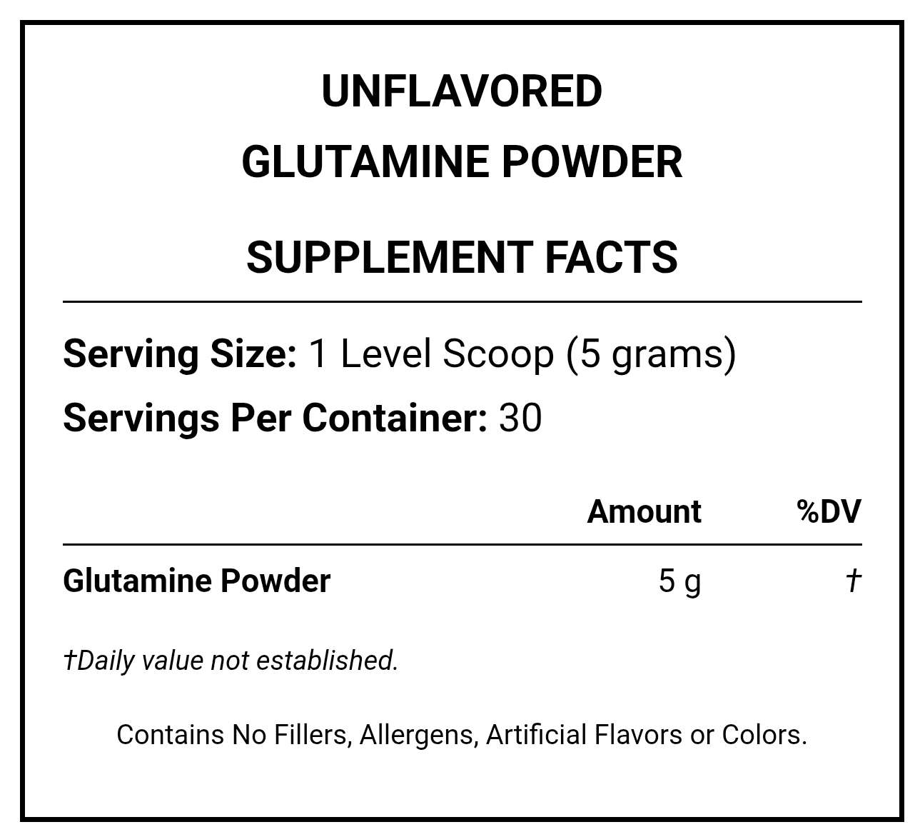Challenger Nutrition, Glutamine, 150g, 30 Servings