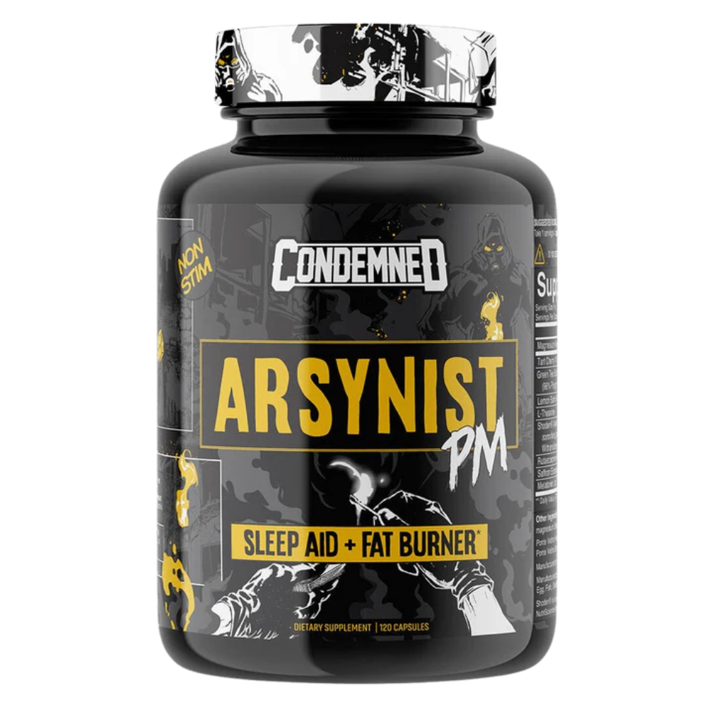 Condemned Labz, Arsynist PM Sleep Aid + Fat Burner, 120 Capsules, 30 servings