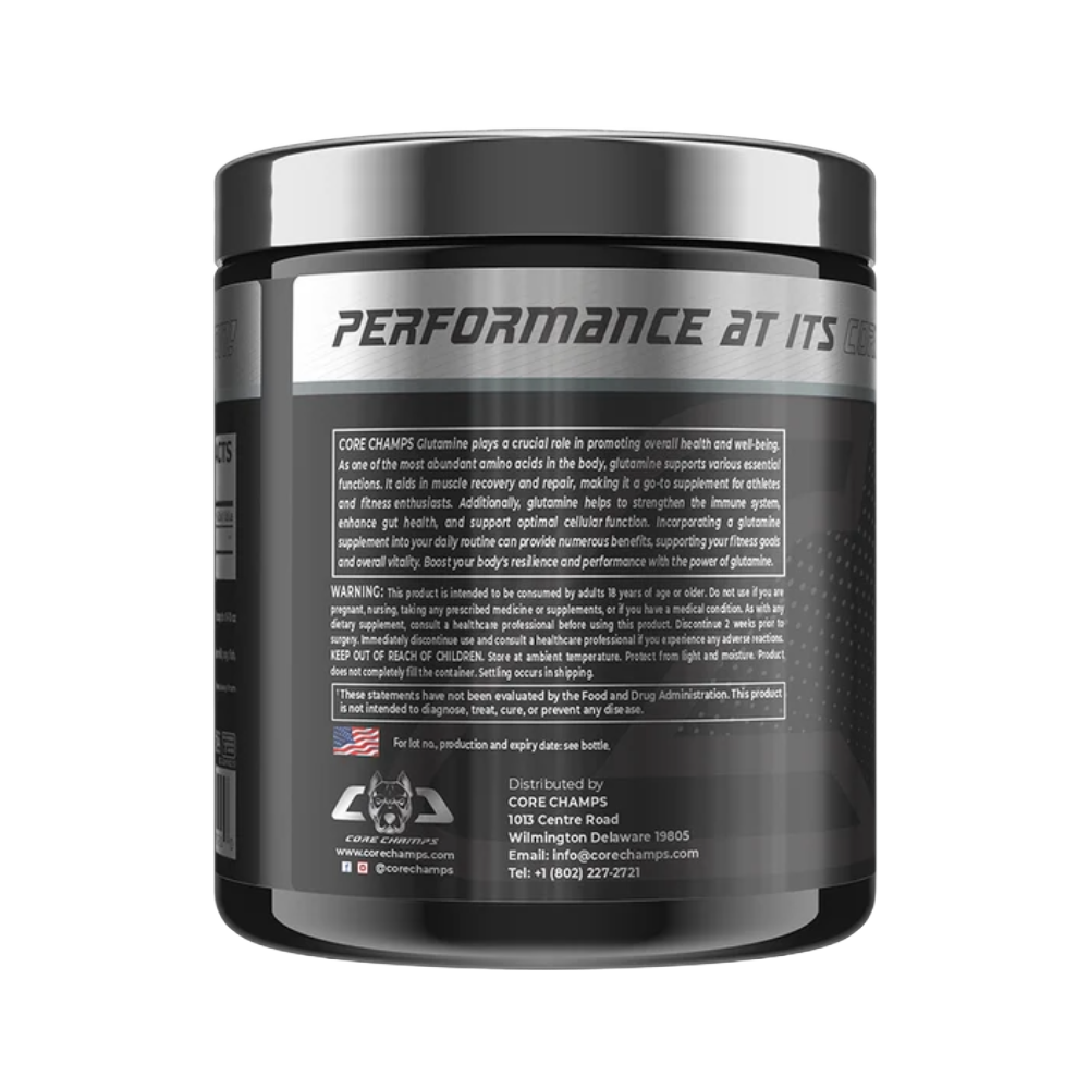 Core Champs, Glutamine, 300g, 60 Servings