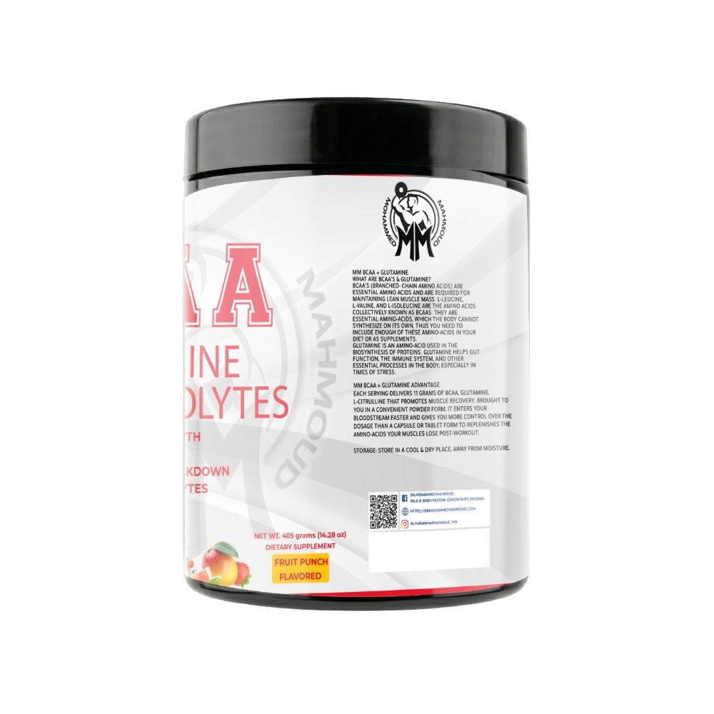 DR.Mohamed Mahmoud, BCAA+Glutamine+Electrolytes, 405g, 30 Servings