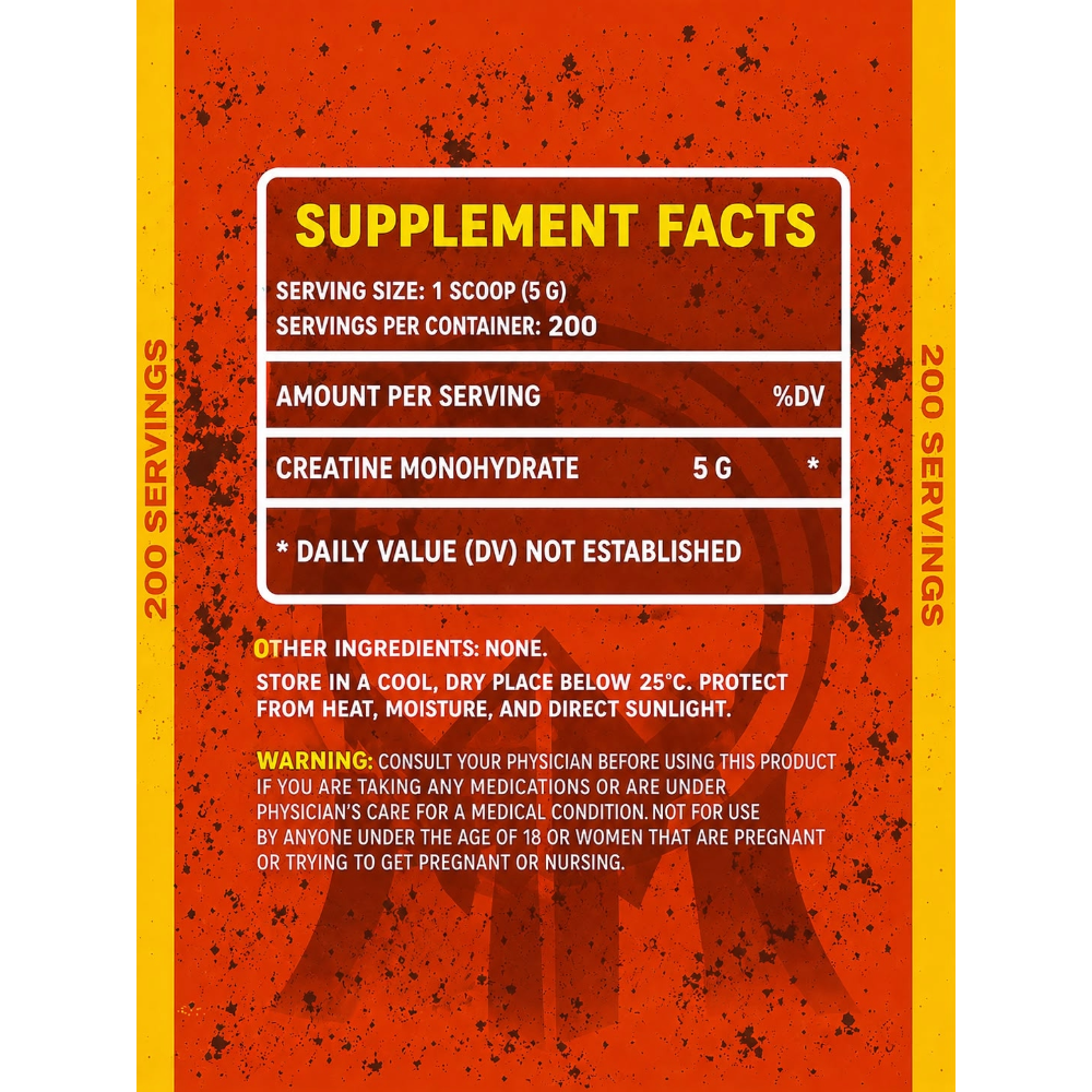 DR.Mohamed Mahmoud, Creatine Monohydrate, 1000g, 200 Servings