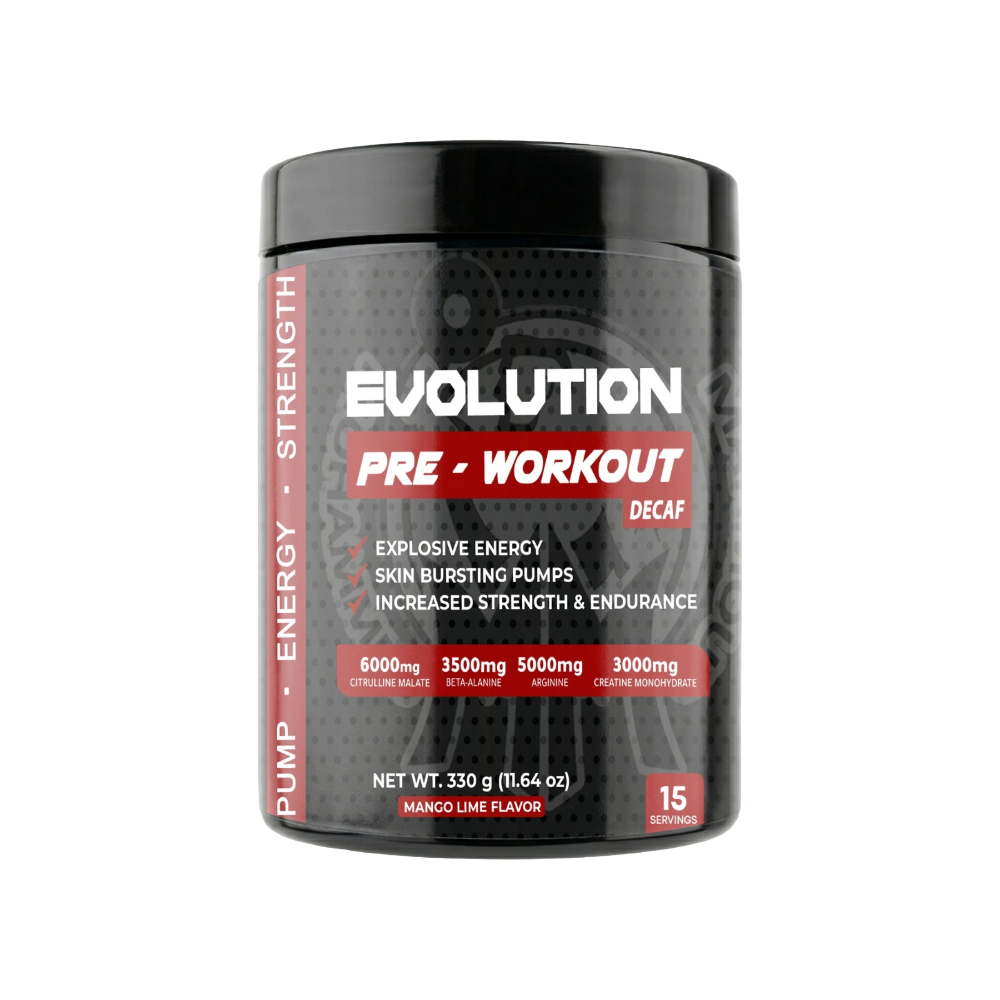 DR.Mohamed Mahmoud, Evolution Preworkout DECAF, 330g, 15 Servings