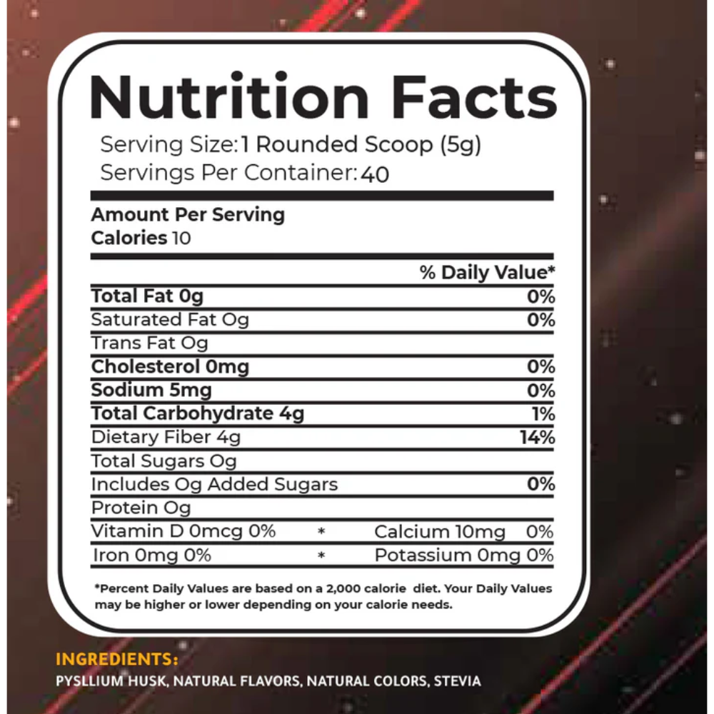 DR.Mohamed Mahmoud, Pysllium Husk, 200g, 40 Servings