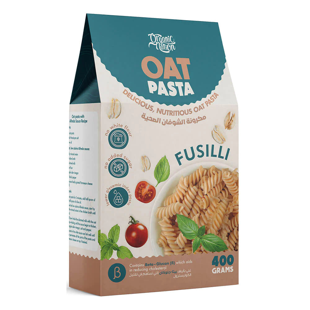 Organic Nation Fusilli Oat Pasta – 400g