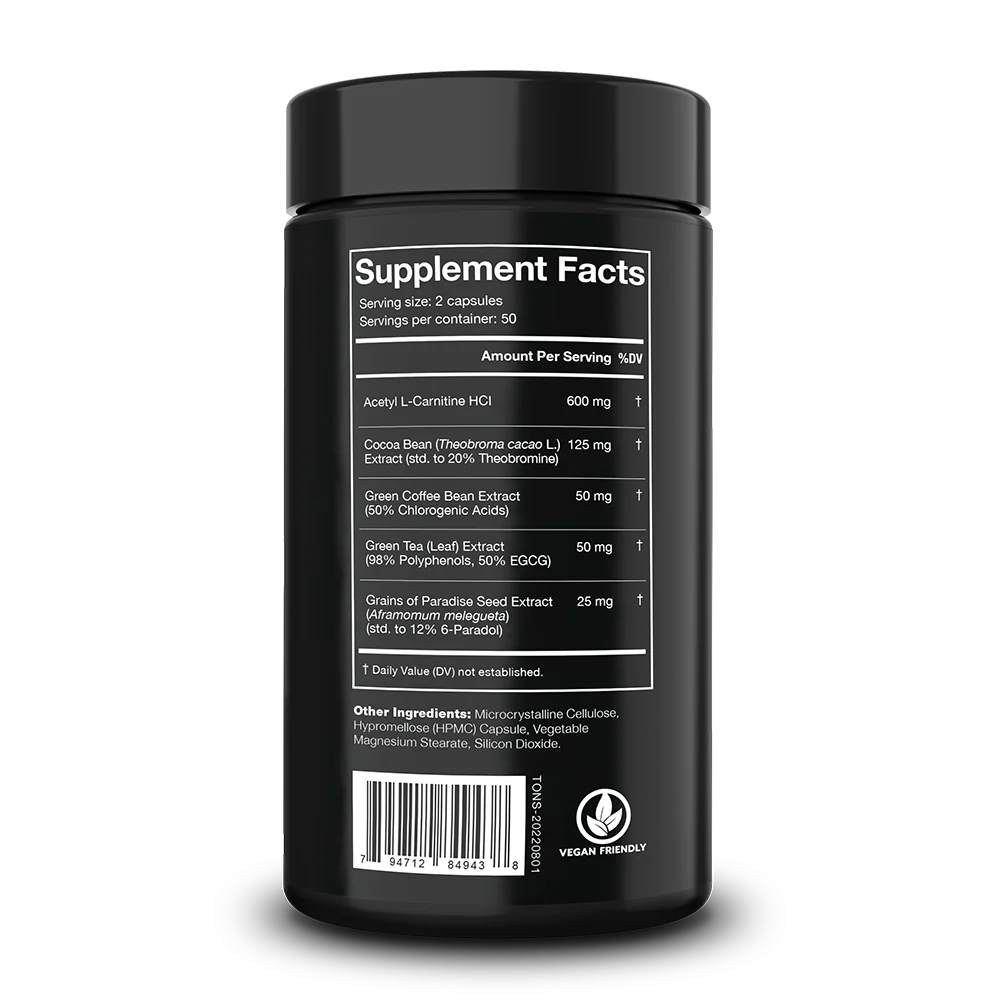 JNX Sports, The Omen Non-Stimulant Fat Burner, 100 Capsules, 50 Servings