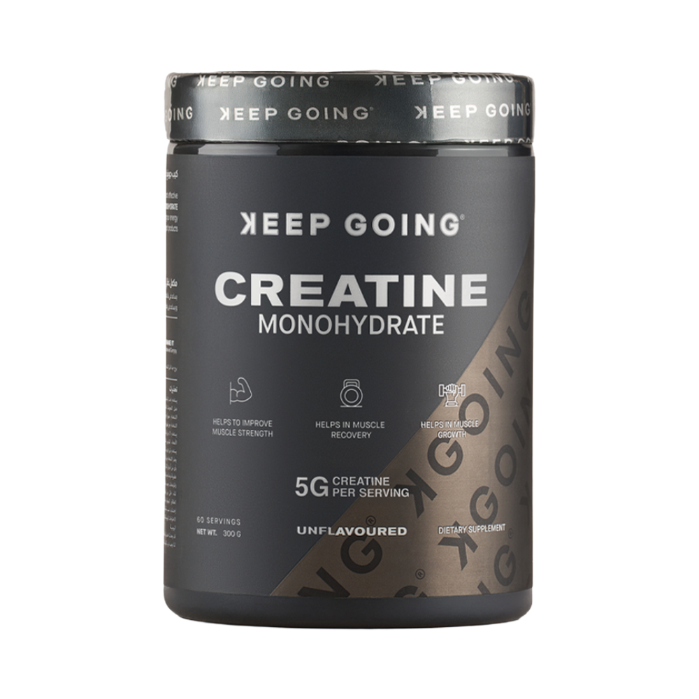 KEEP GOING, Creatine Monohydrate, 300g, 60 Servings