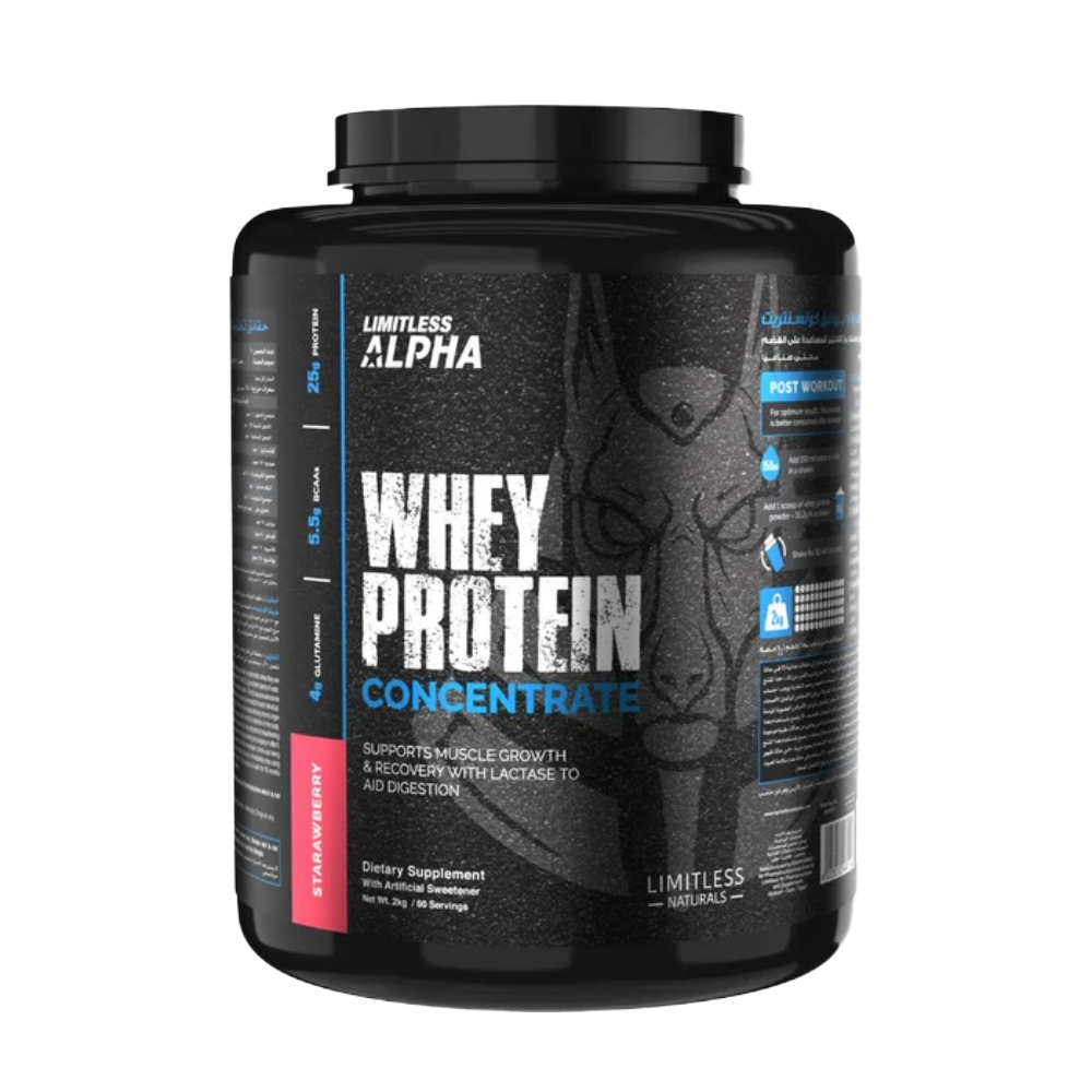 Limitless Alpha, Whey Concentrate, 2kg, 60 Servings