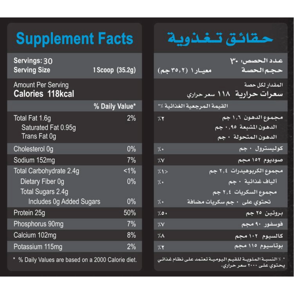 Limitless Alpha, Whey Protein Concentrate, 1kg, 30 Servings