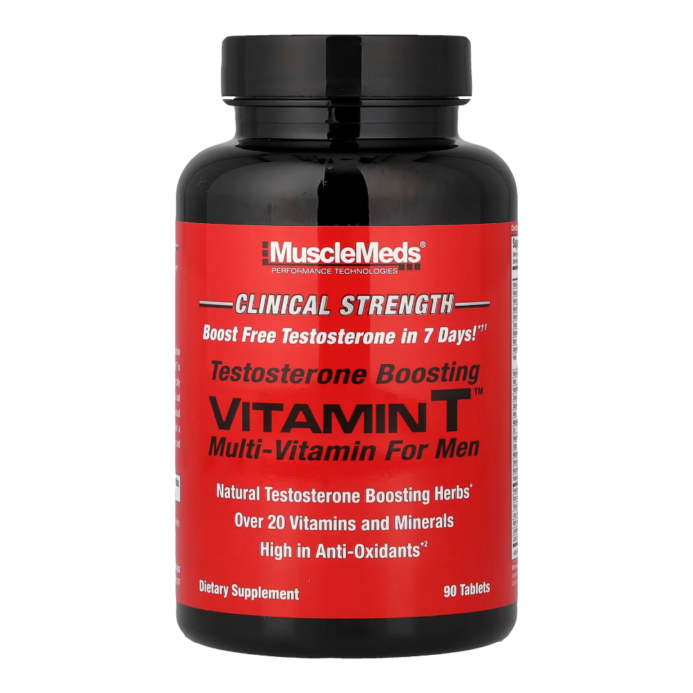 Muscle Meds, VITAMIN T - Multi-Vitamin + Test Booster, 90 Tablets, 30 Servings