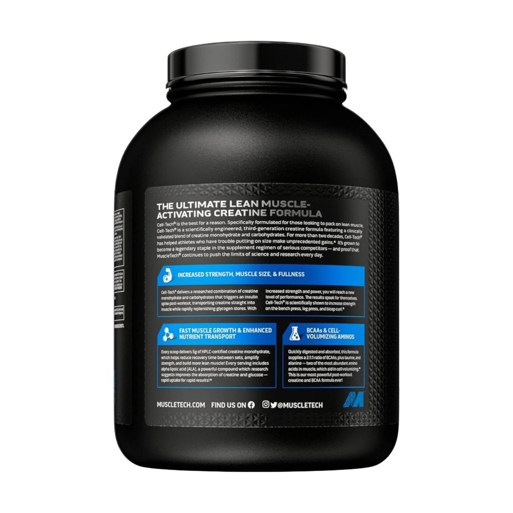 MuscleTech, Cell Tech Creatine, 2.72kg, 54 Servings