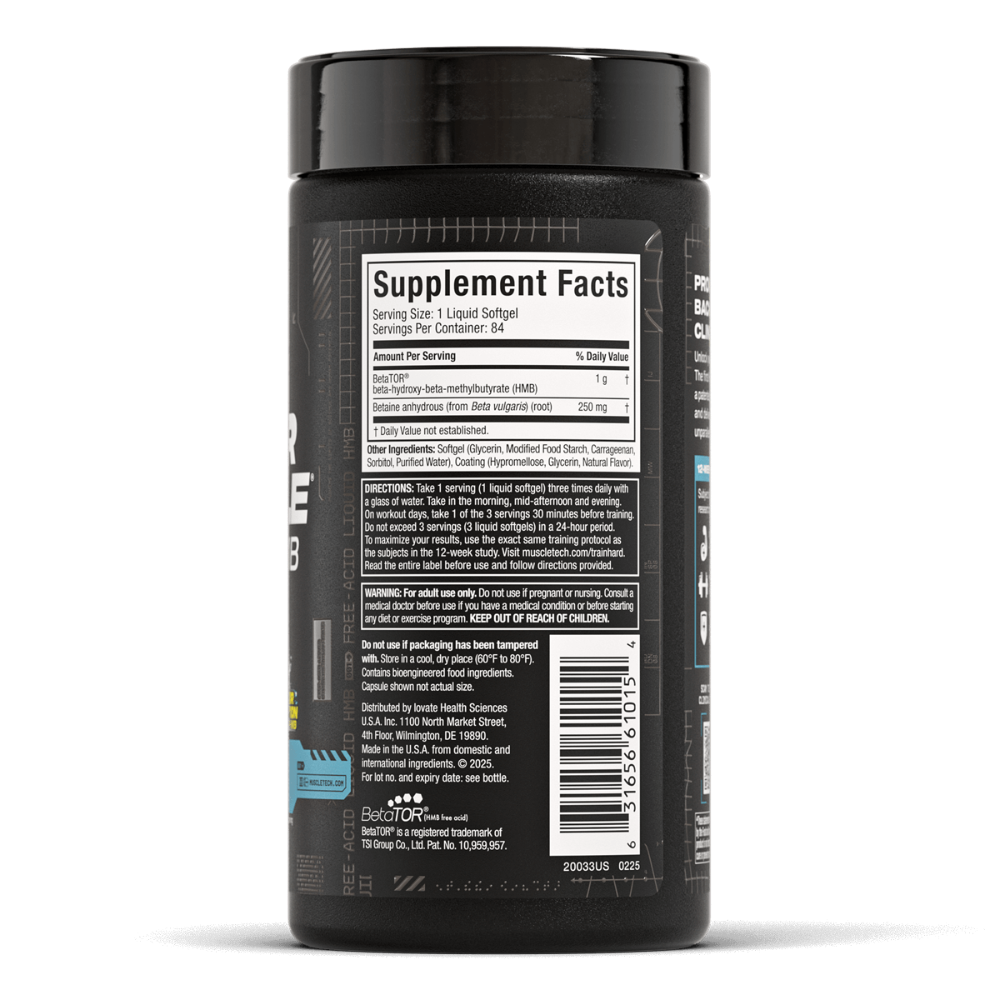 MuscleTech, Clear Muscle Liquid HMB, 42 Liquid Softgels, 42 Servings