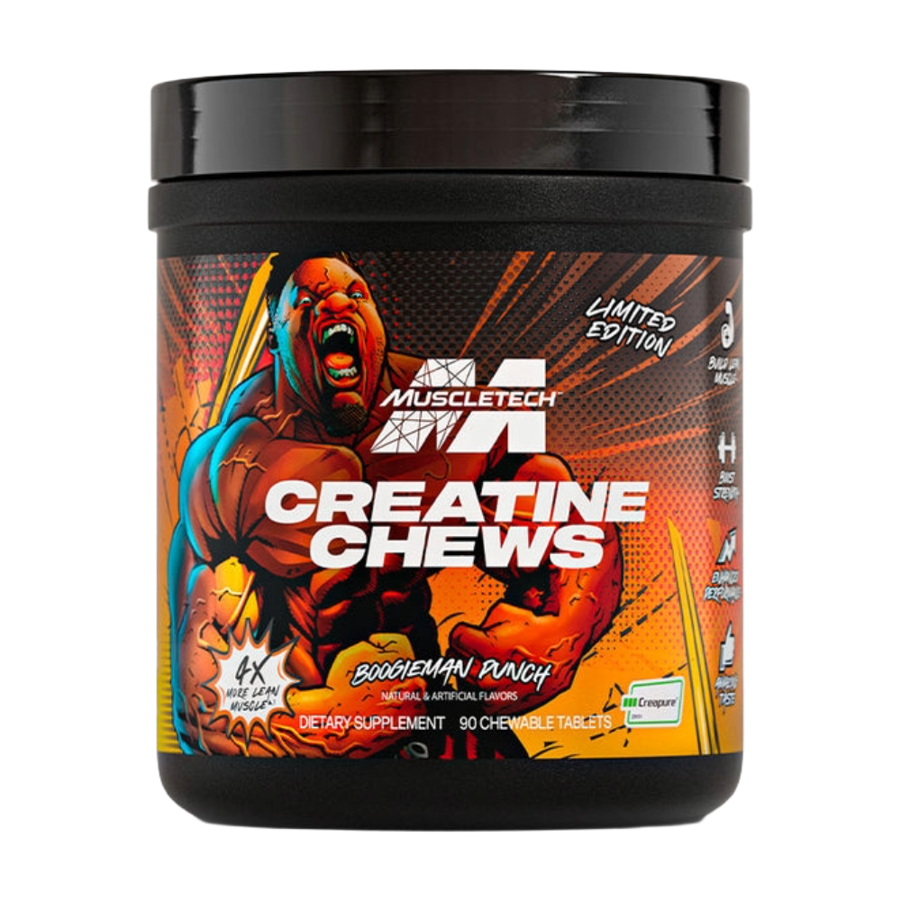 MuscleTech, Creatine Chews, Creapure Monohydrate, 90 chewable Tablets, 30 Servings