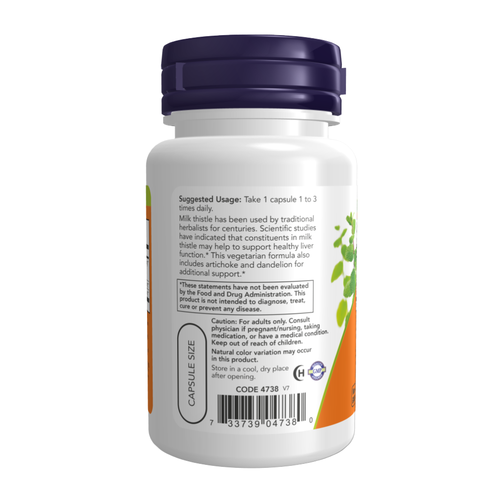 Now Foods, Milk Thistle Extract, 300 mg, 50 Veg Capsules, 50 Servings