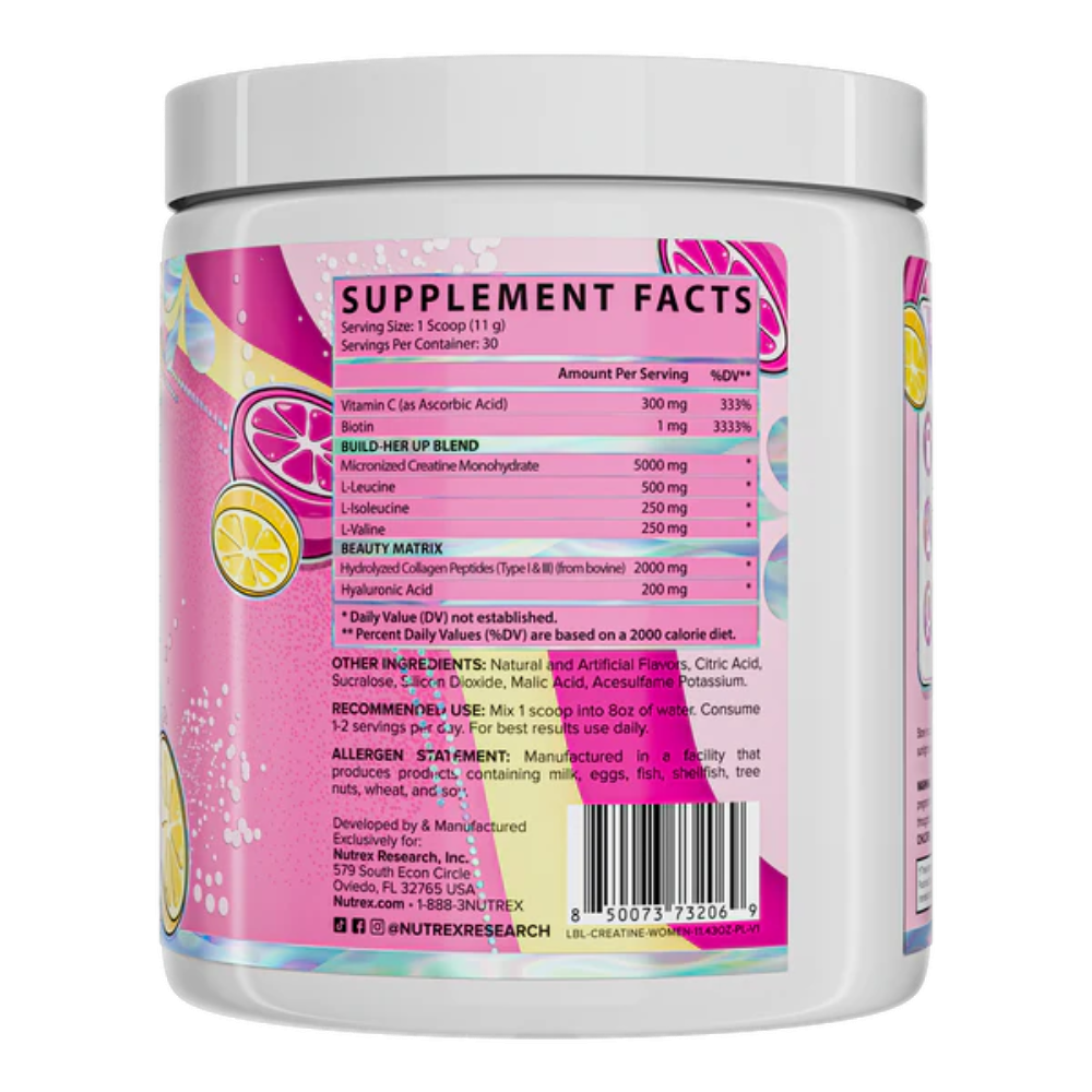 Nutrex Research, Creatine For Women, 325g, 30 Servings