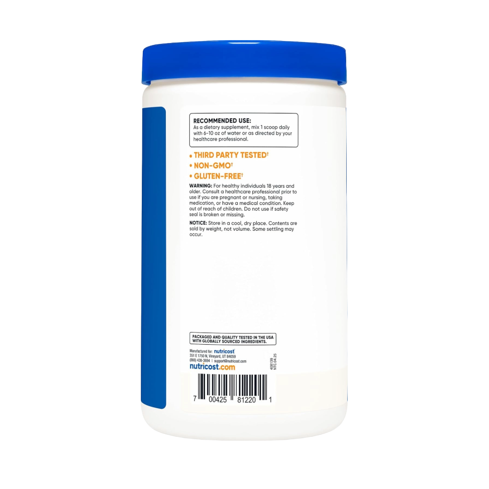 Nutricost, D-Aspartic Acid (DAA), 300G, 100 Servings
