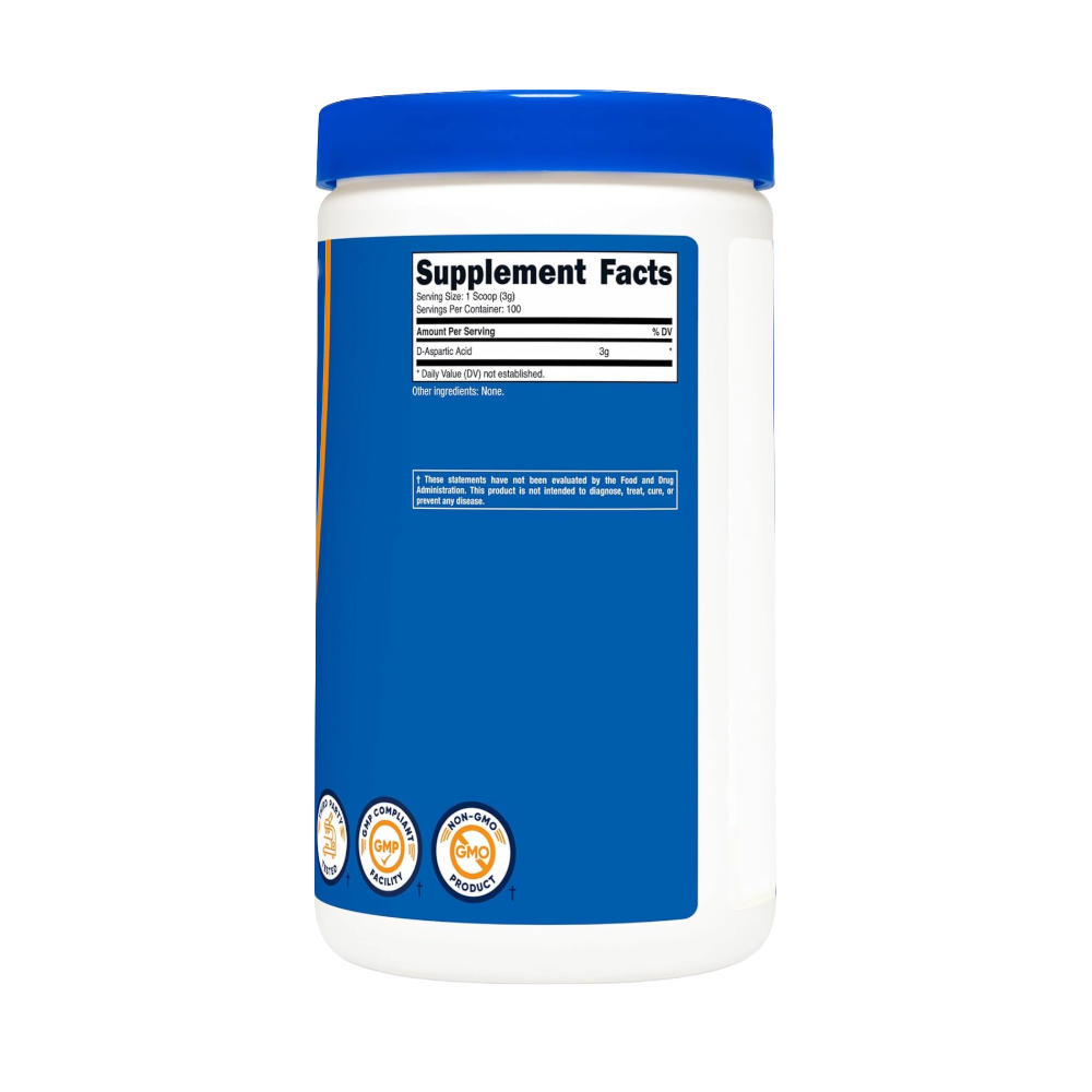 Nutricost, D-Aspartic Acid (DAA), 300G, 100 Servings