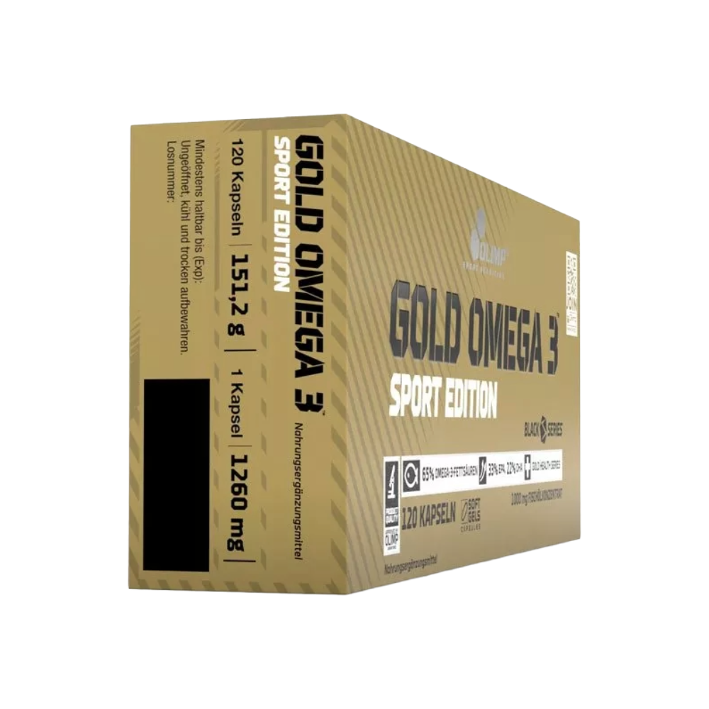 Olimp, Gold Omega 3 Sport Edition, 120 Capsules, 120 Servings