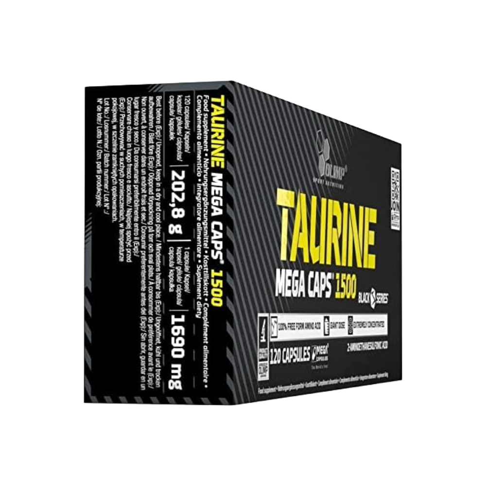 Olimp, Taurine Mega Caps 1500, 120 Capsules, 120 Servings