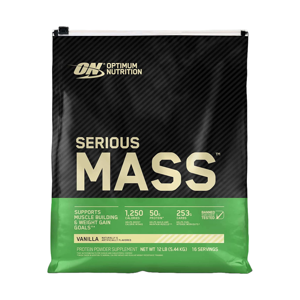 Optimum Nutrition, Serious Mass, 5.4KG, 16 Serving vanilla