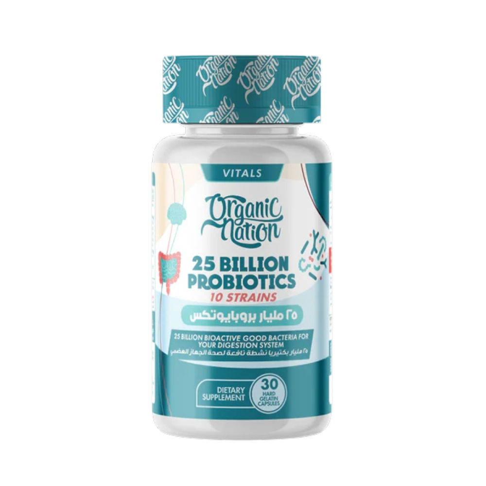 Organic Nation, 25 Billion Probiotics, 30 Capsules, 30 Servings