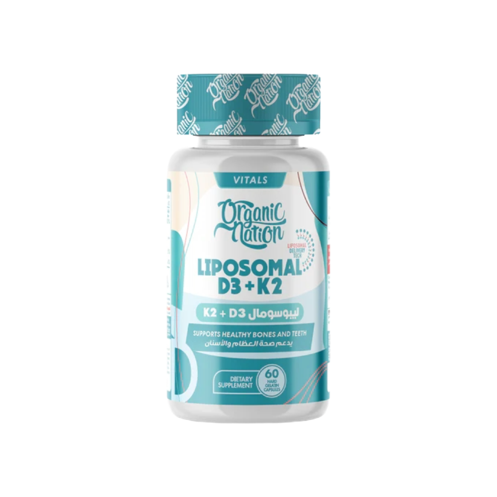 Organic Nation, Liposomal D3+K2, 60 Capsules, 60 Servings