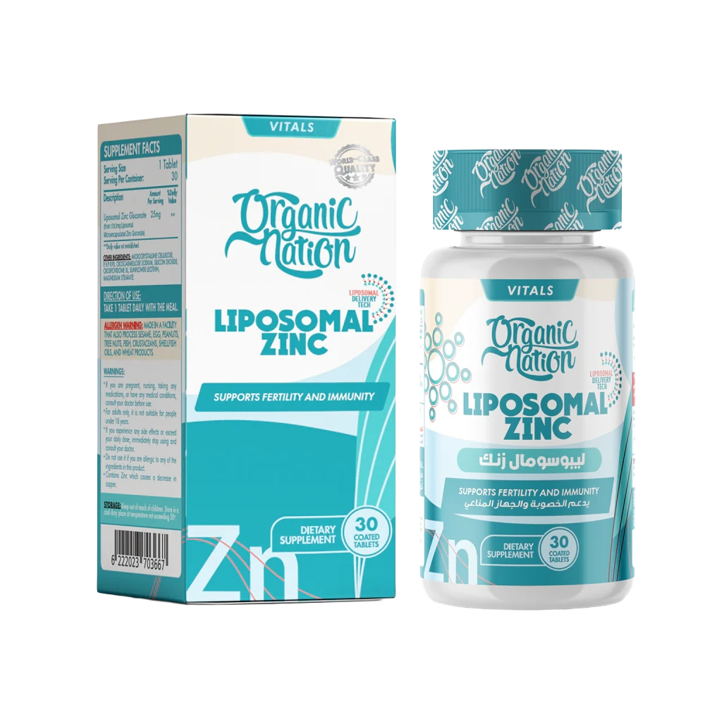 Organic Nation, Liposomal Zinc Gluconate, 30 Tablets, 30 Servings