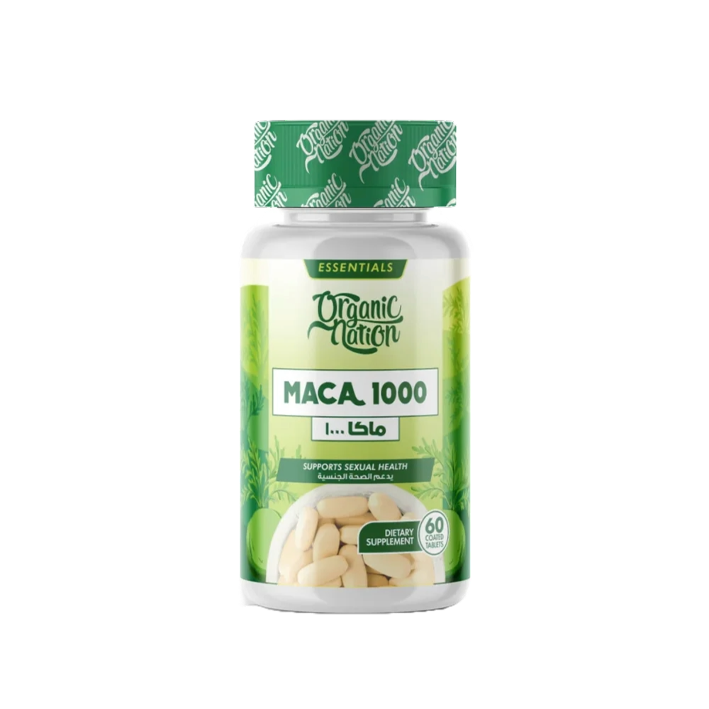 Organic Nation, Maca, 1000mg, 60 Coated Tablets, 30 Servings