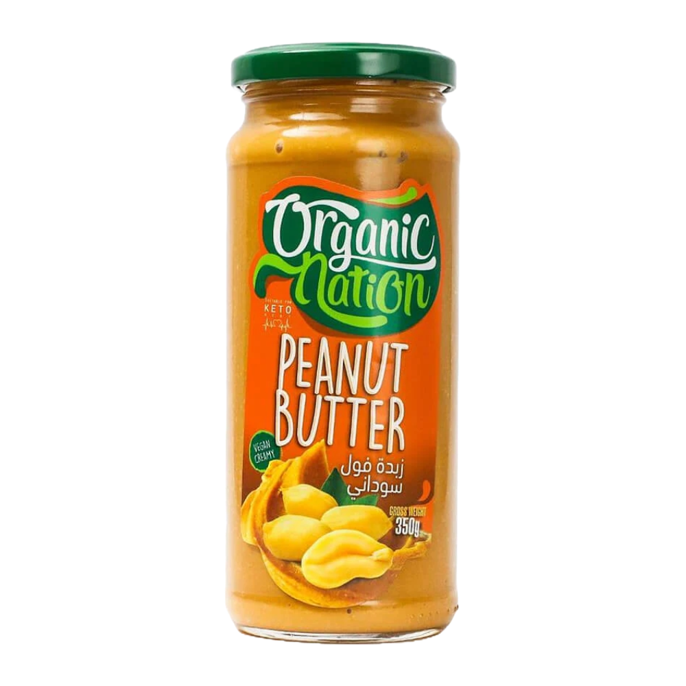 Organic Nation, Peanut Butter, 350g, 20 servings