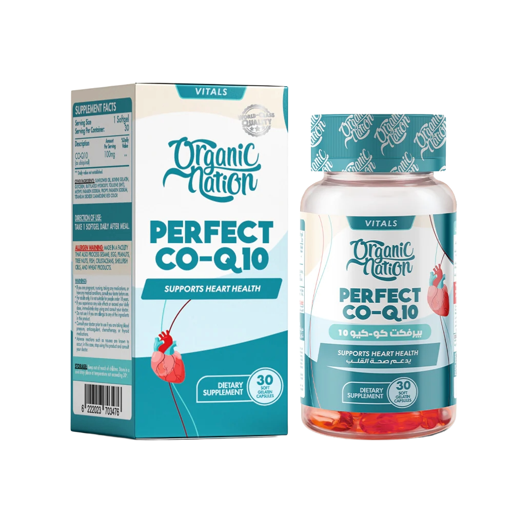 Organic Nation, Perfect Co-Q10, 30 SoftGel, 30 Servings