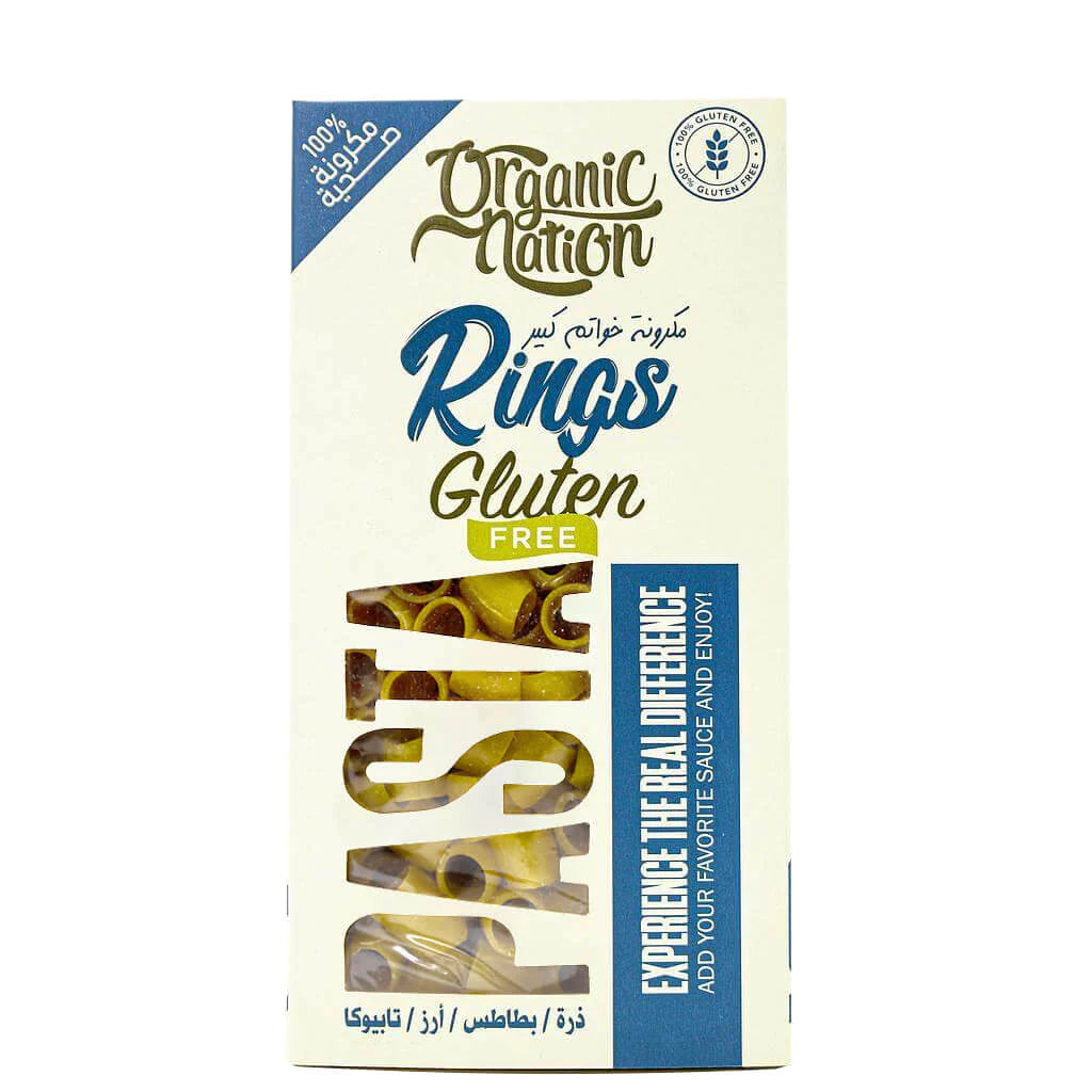Organic Nation Rings Gluten-Free Pasta – 350g