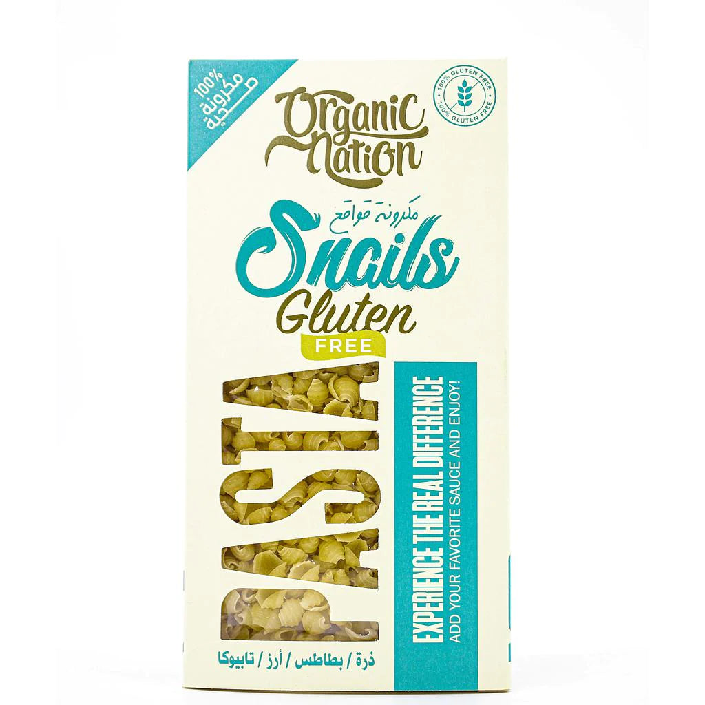 Organic Nation Snails Gluten-Free Pasta – 350g