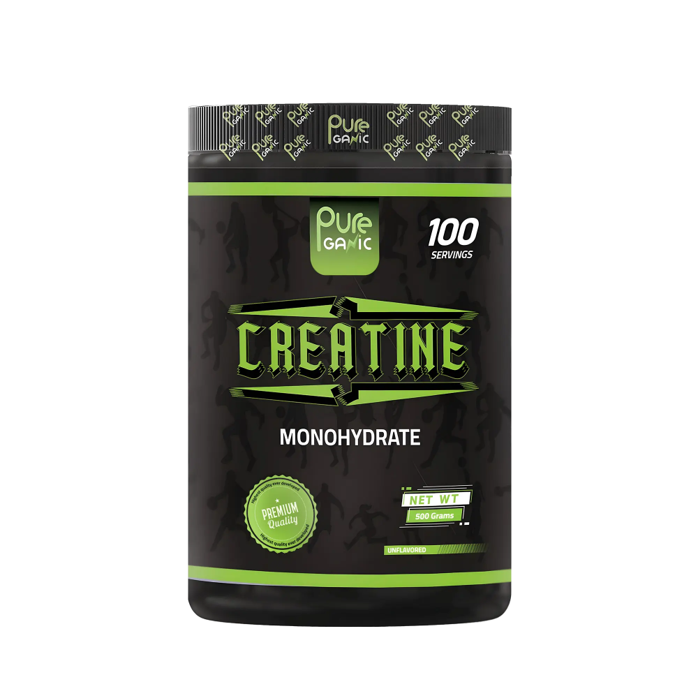 PureGanic, Creatine Monohydrate, 500g, 100 Servings