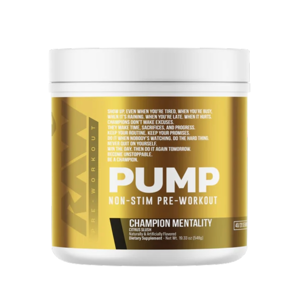 Raw Nutrition, Pump Non-Stim Pre-Workout, 480g, 40 Servings