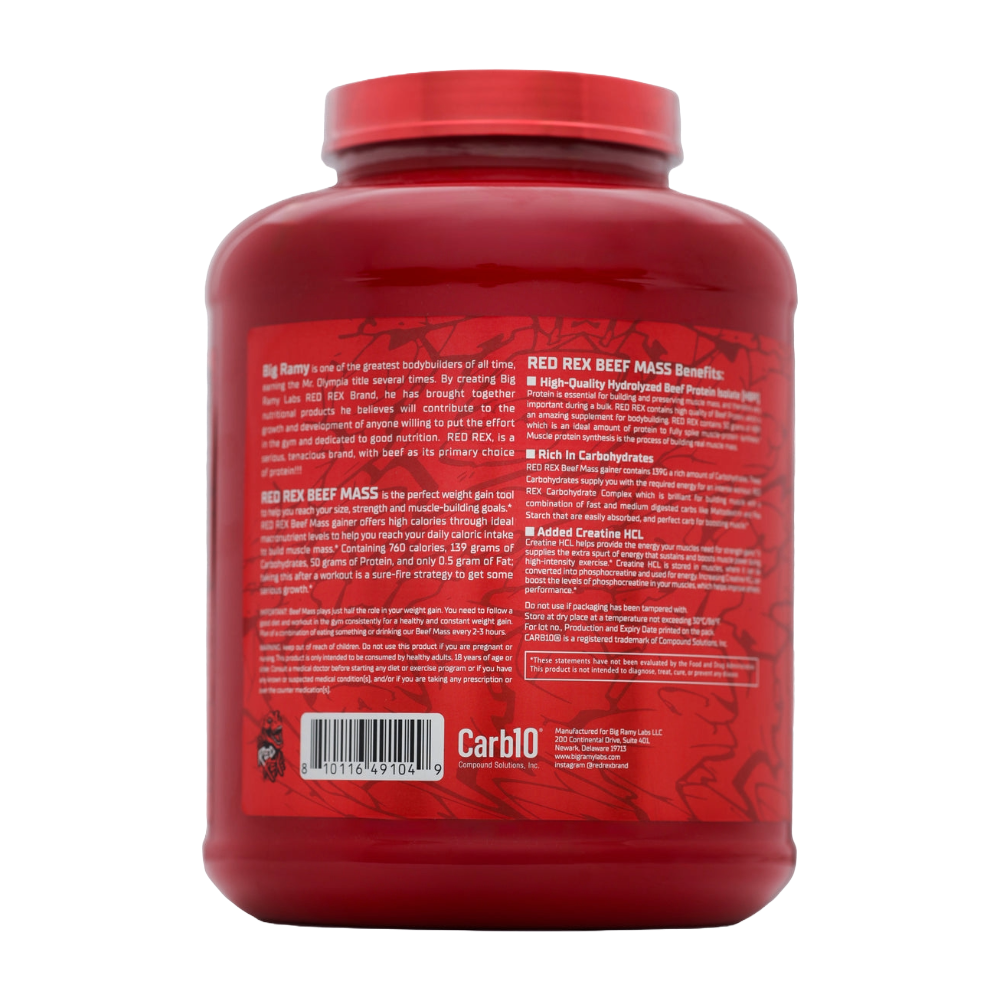 Red Rex, Beef Mass, 2.7kg, 14 Serving