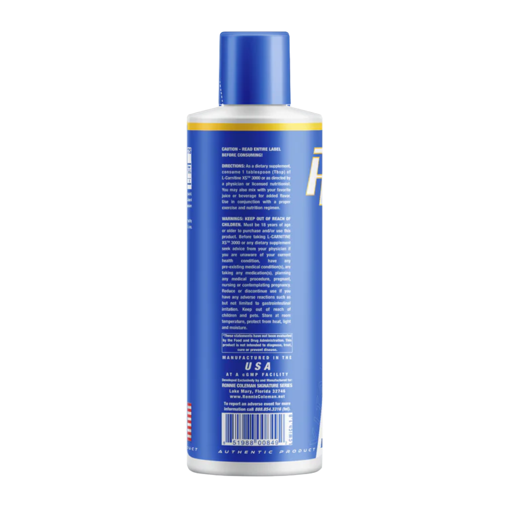 Ronnie Coleman, L-Carnitine-XS 3000, 465ml, 31 Servings