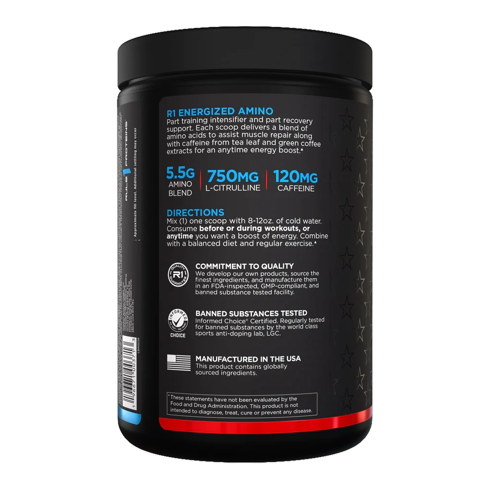 Rule One, Energized Amino, 270g, 30 servings