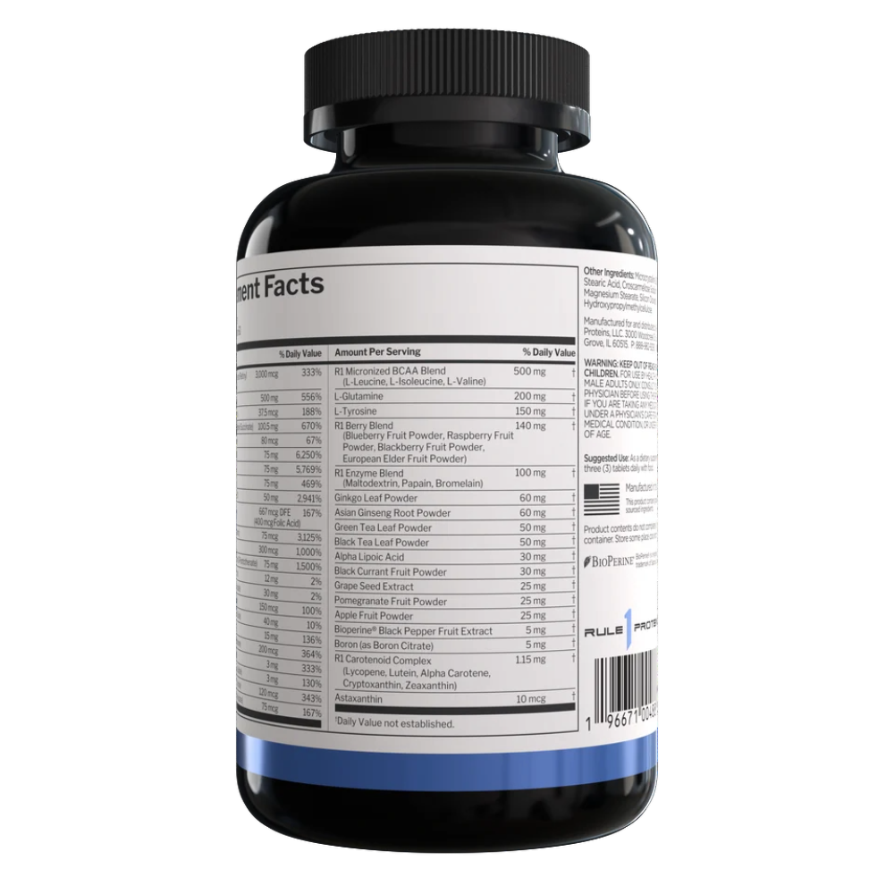 Rule One, Men's Multi, 180 TABLETS, 60 Servings