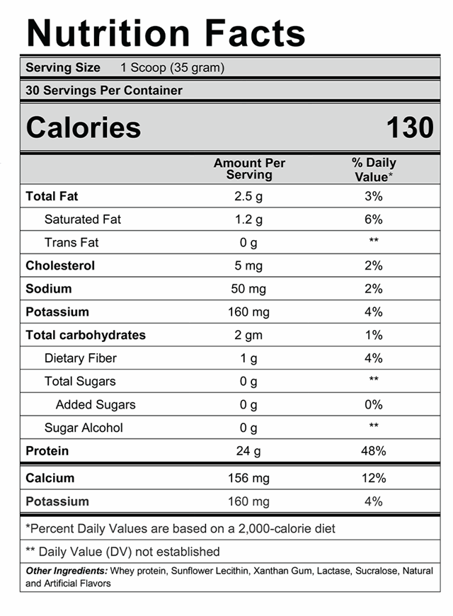 Run Alone Nutrition, Whey Run, 1.05kg, 30 Servings