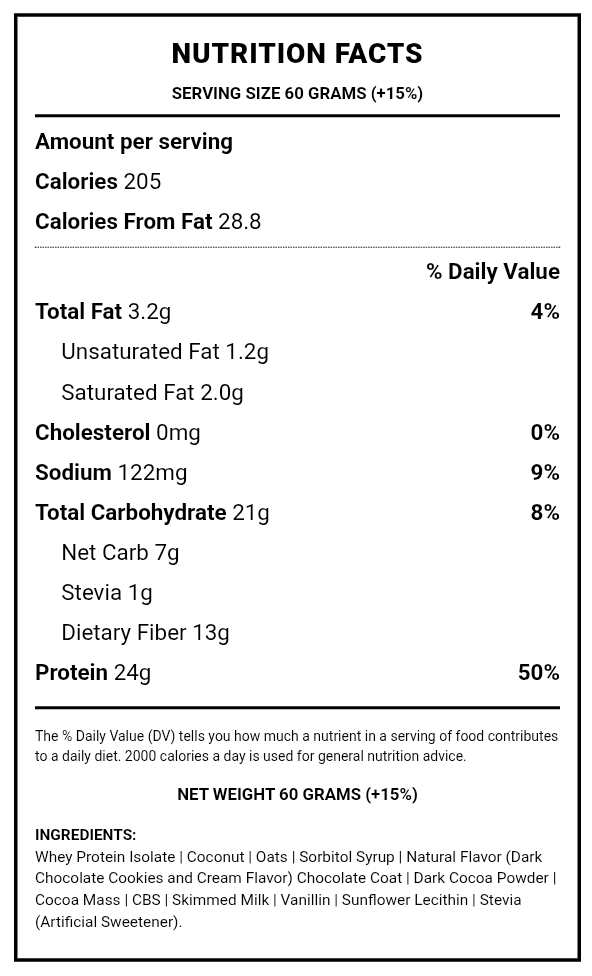 TVN, Isolate Whey Protein Bar, 60G