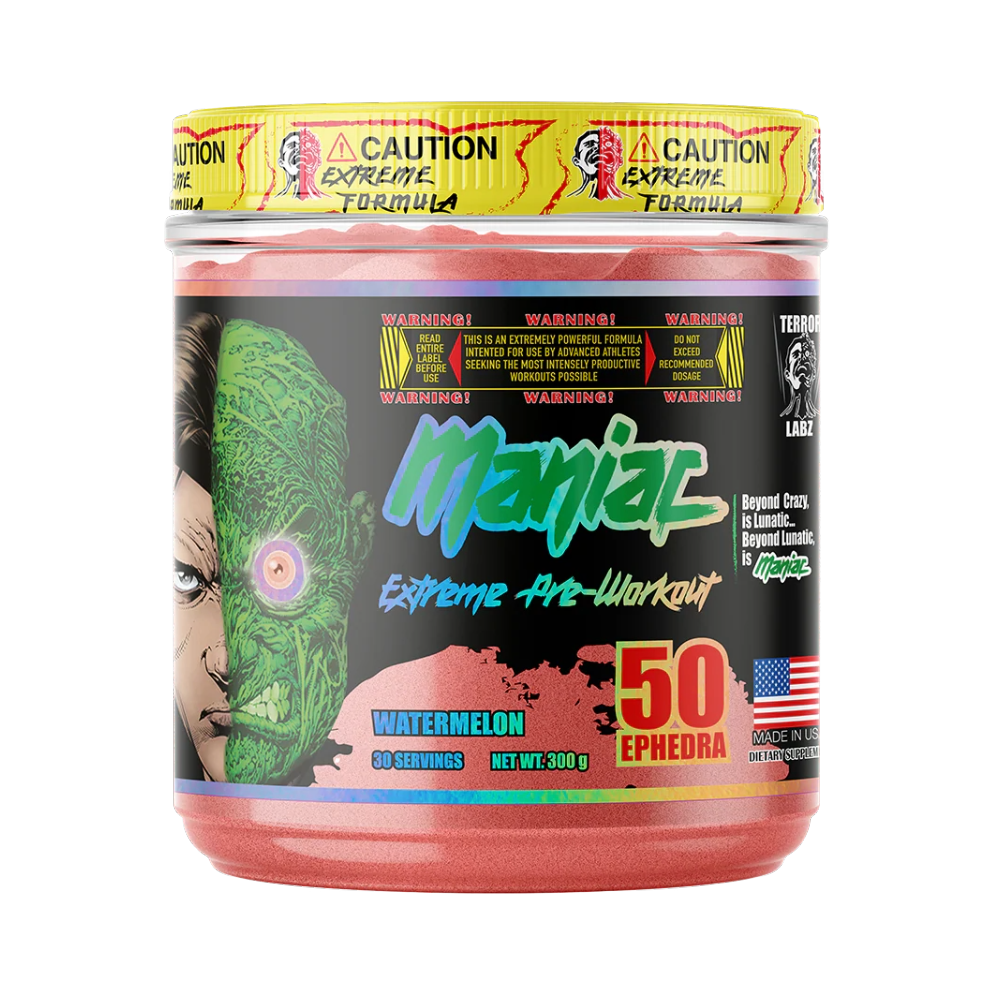 Terror Labz, Maniac, 300g, 30 Servings